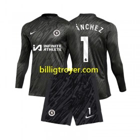Billige Fotballdrakter Chelsea Robert Sanchez 1 Keeper Barn Bortedraktsett 2024/25 Langermet